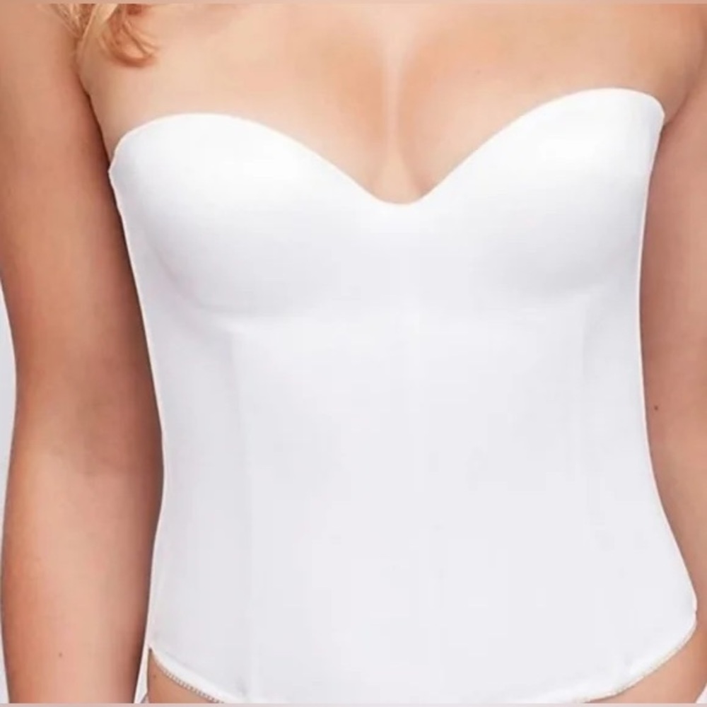 David's Bridal White Strapless Shapewear